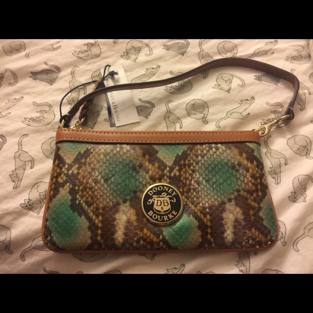 Dooney and Bourke Snakeskin Wristlet